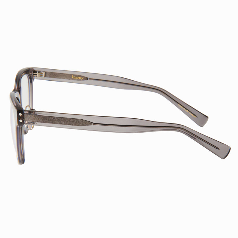 drew　clear gray　clear lens