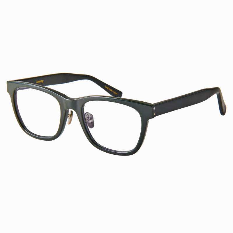 drew　moss green　clear lens