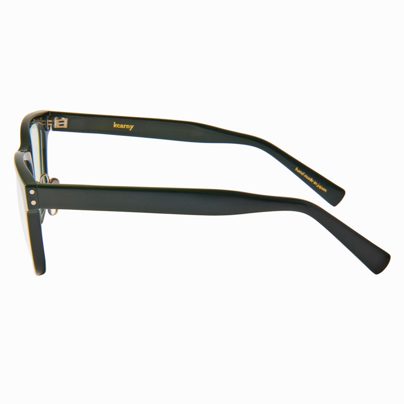 drew　moss green　clear lens