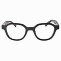 flanagan　black　clear lens