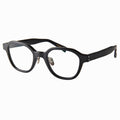 flanagan　black　clear lens