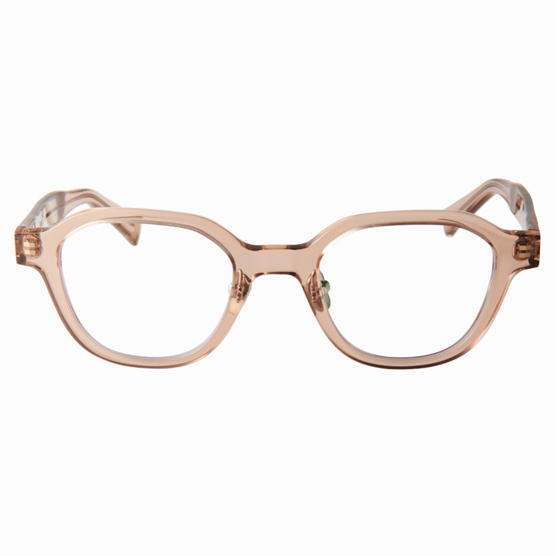 flanagan　light brown　clear lens