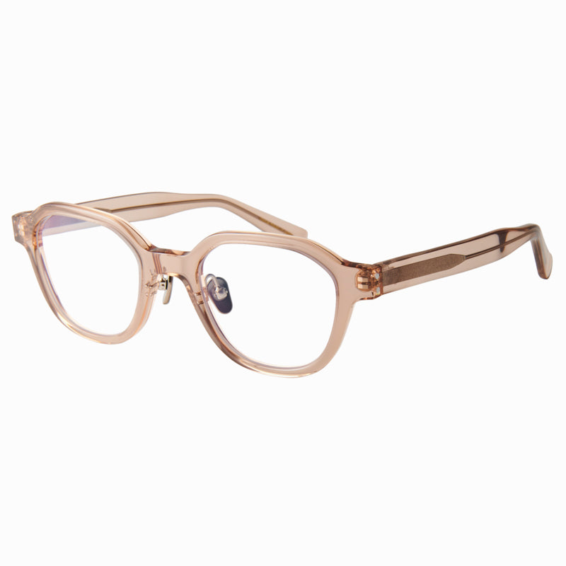 flanagan　light brown　clear lens