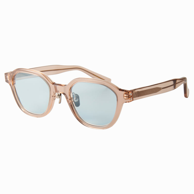 flanagan　light brown　blue green lens
