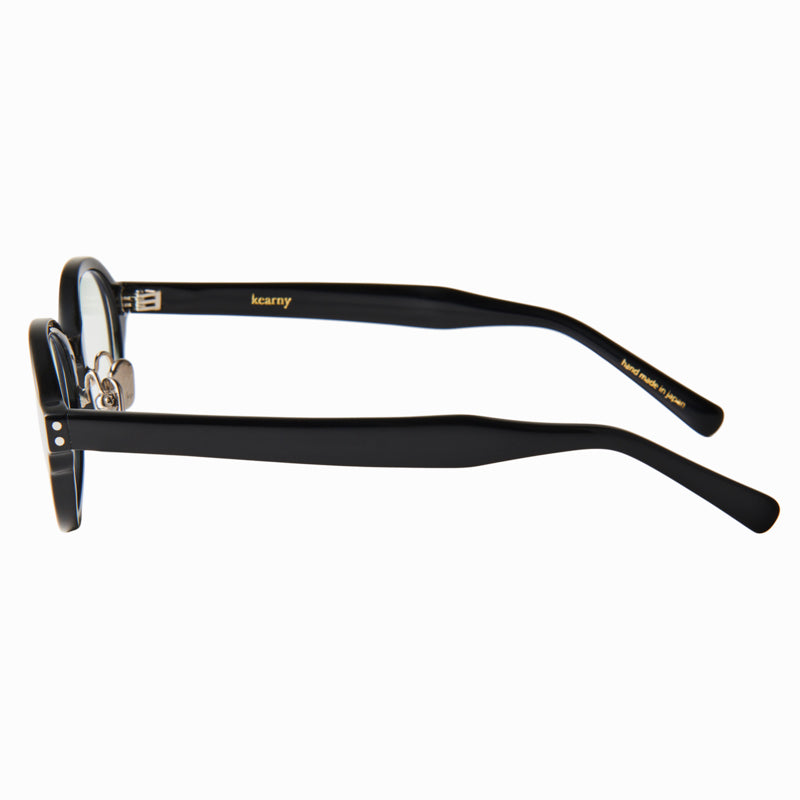 jarrett　black　clear lens