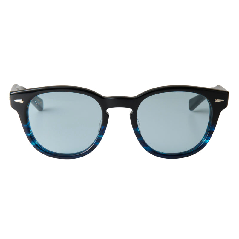wellington　black blue　blue green lens