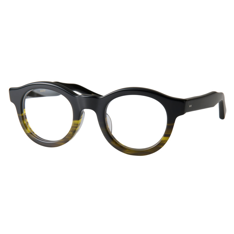 darsena　black green　clear lens