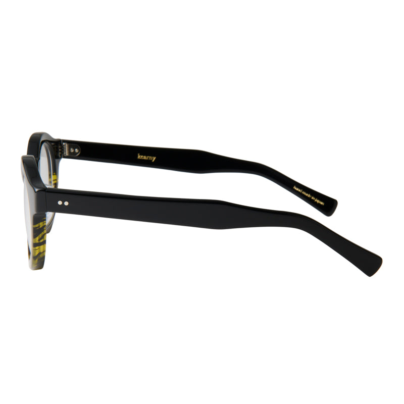 darsena　black green　clear lens