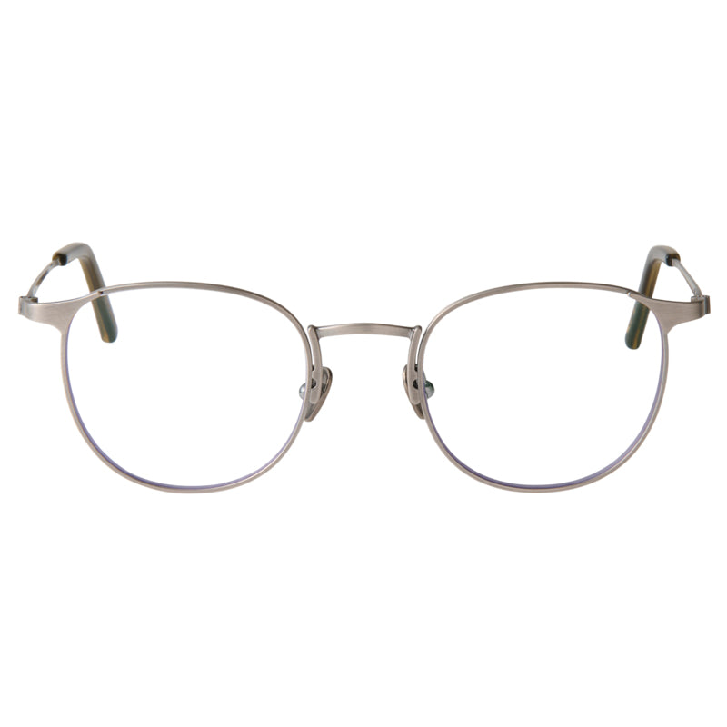 david　antique silver　clear lens