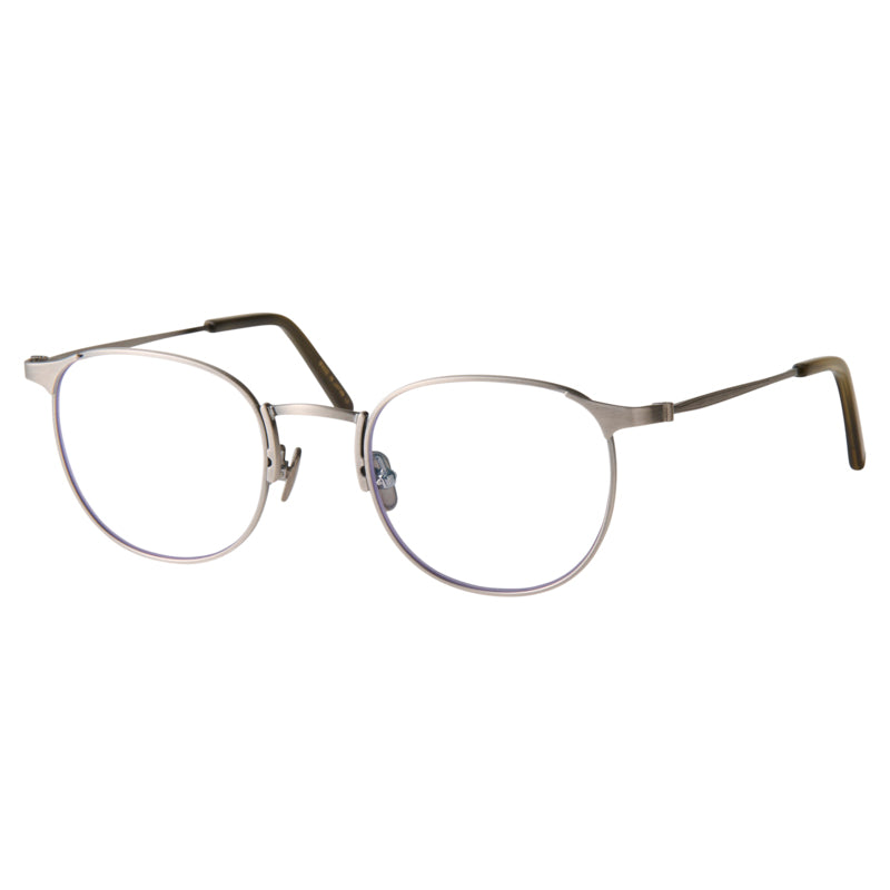 david　antique silver　clear lens