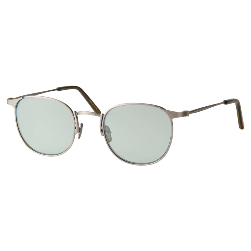 david　antique silver　green lens