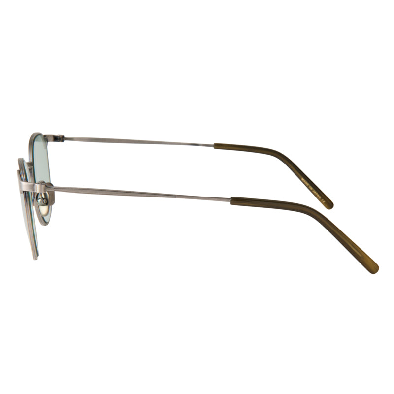 david　antique silver　green lens