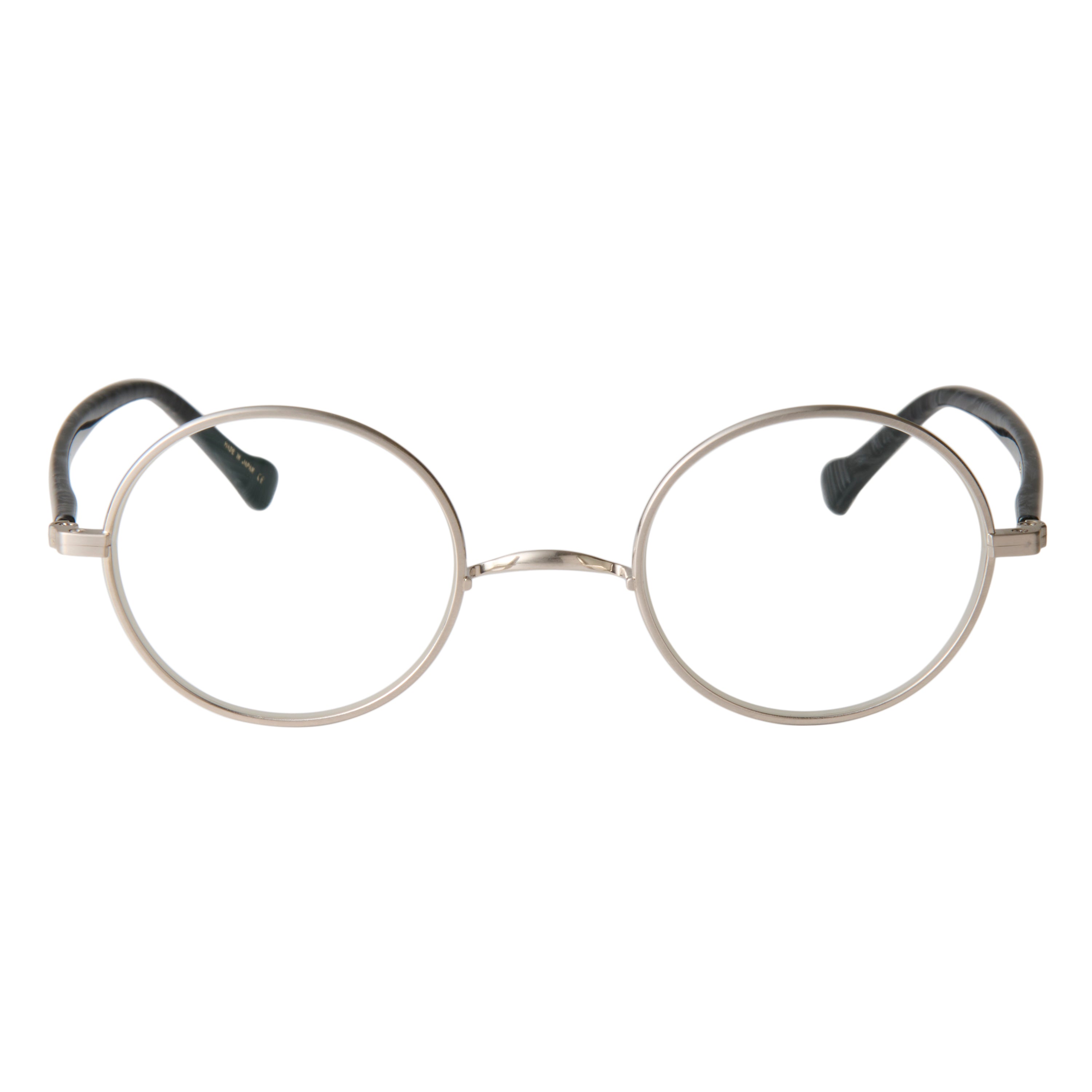 gravel-1　black stone x silver　clear lens