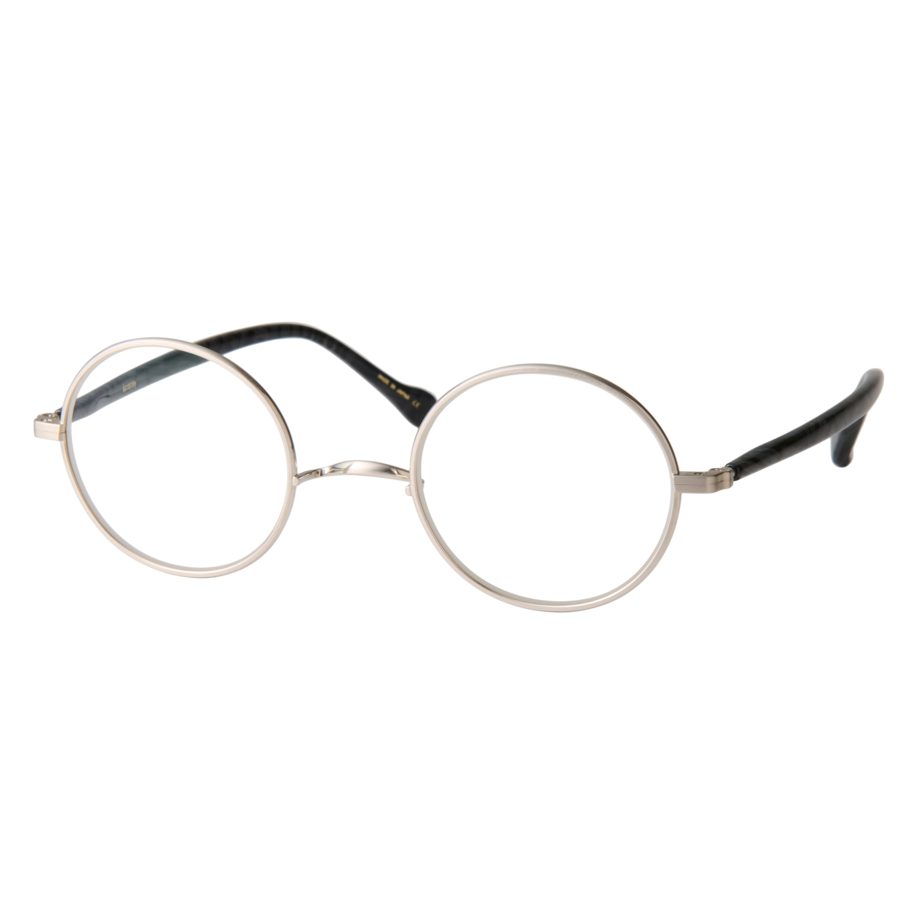 gravel-1　black stone x silver　clear lens