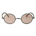 gravel-7　marble stone x dark green　coarse tea lens