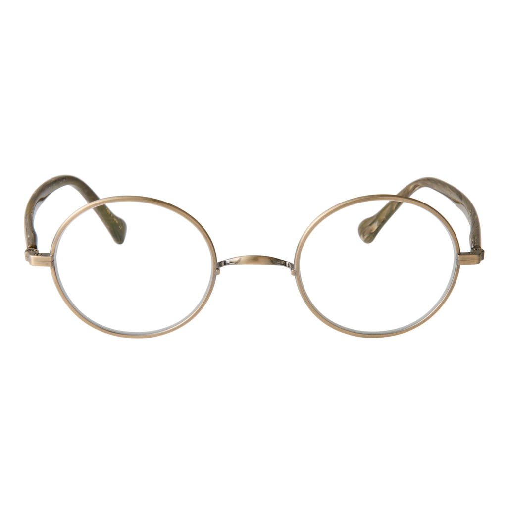 gravel-1　marble stone x antique gold　 clear lens