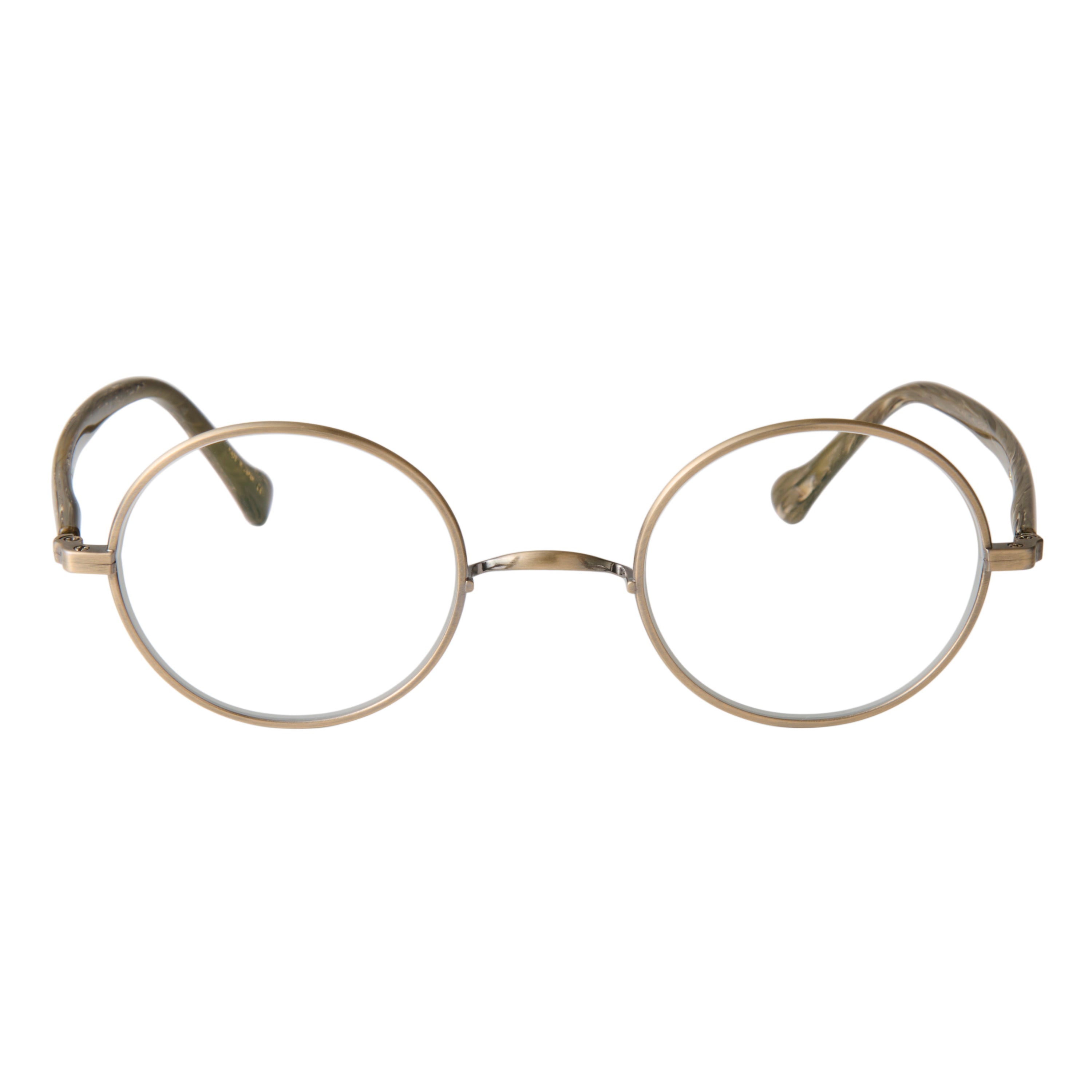 gravel-1　marble stone x antique gold　 clear lens