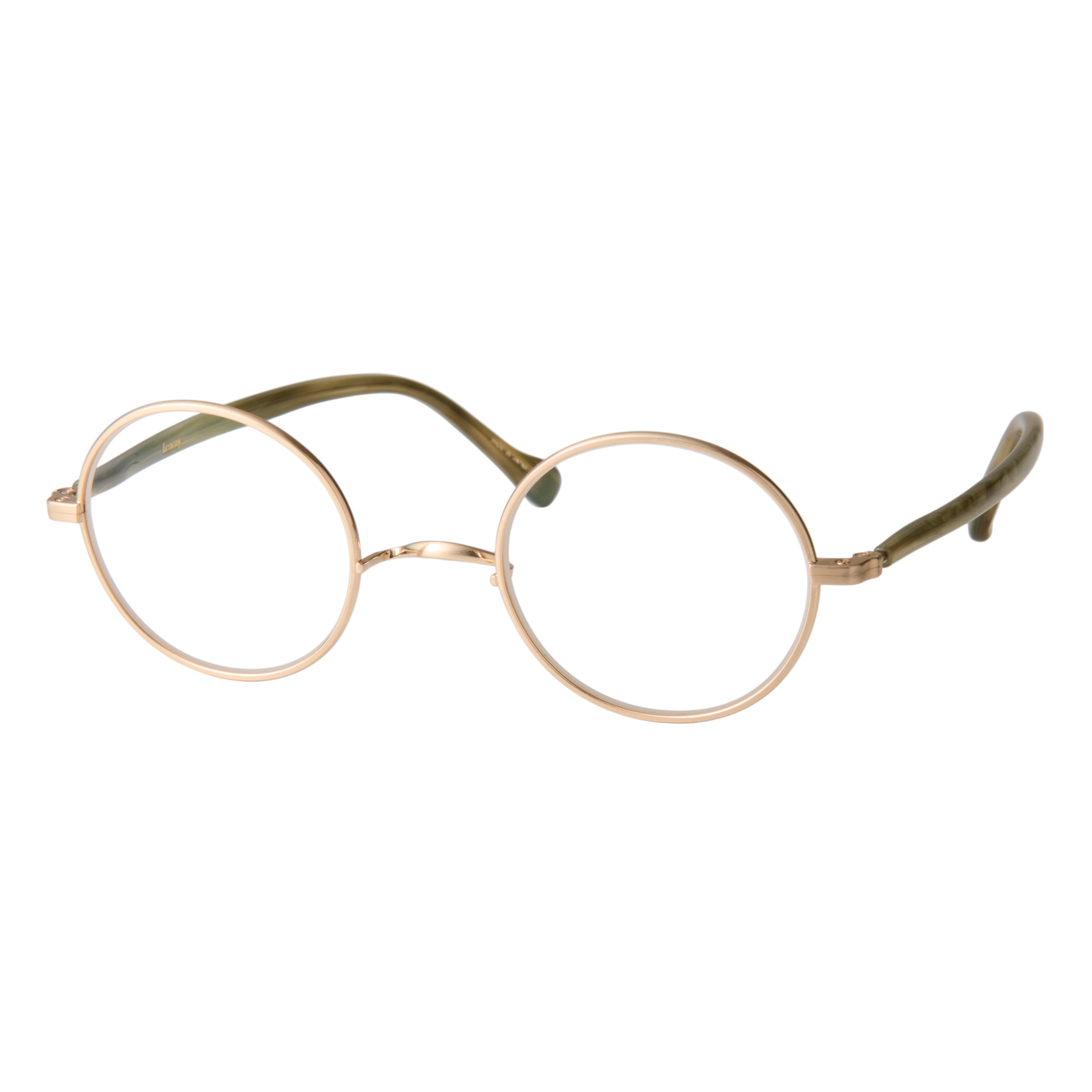 gravel-1　green stone x gold　 clear lens