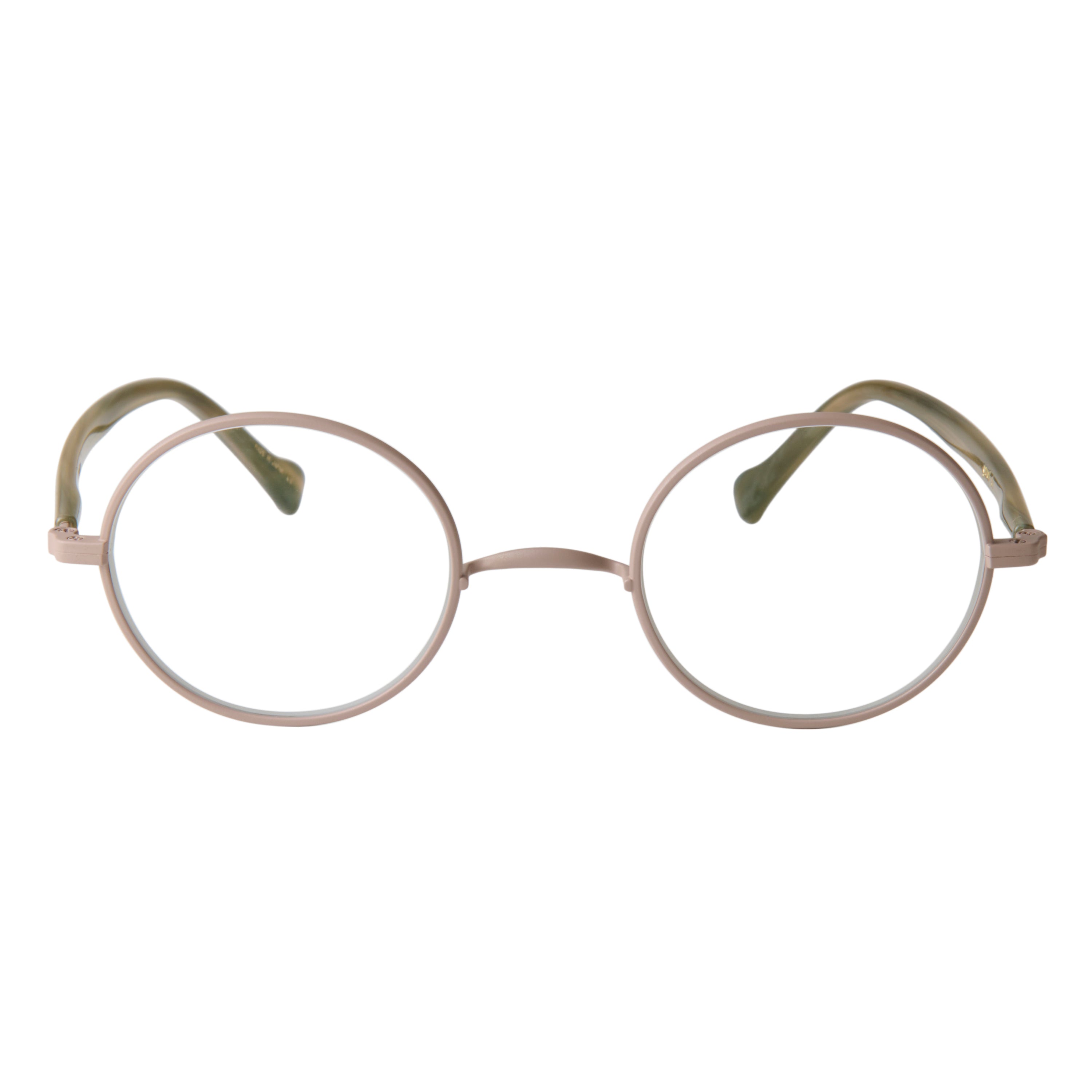 gravel-1　green stone x beige　 clear lens