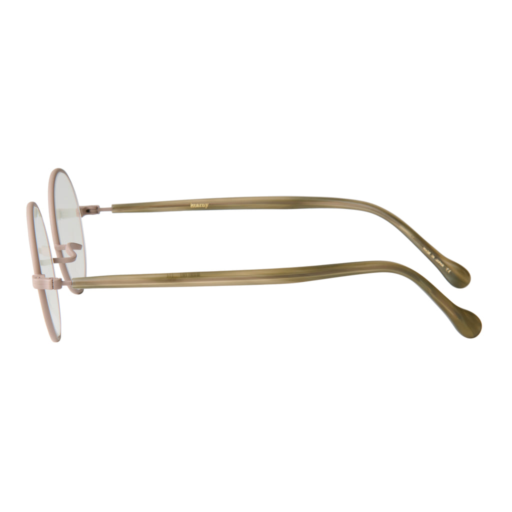 gravel-1　green stone x beige　 clear lens