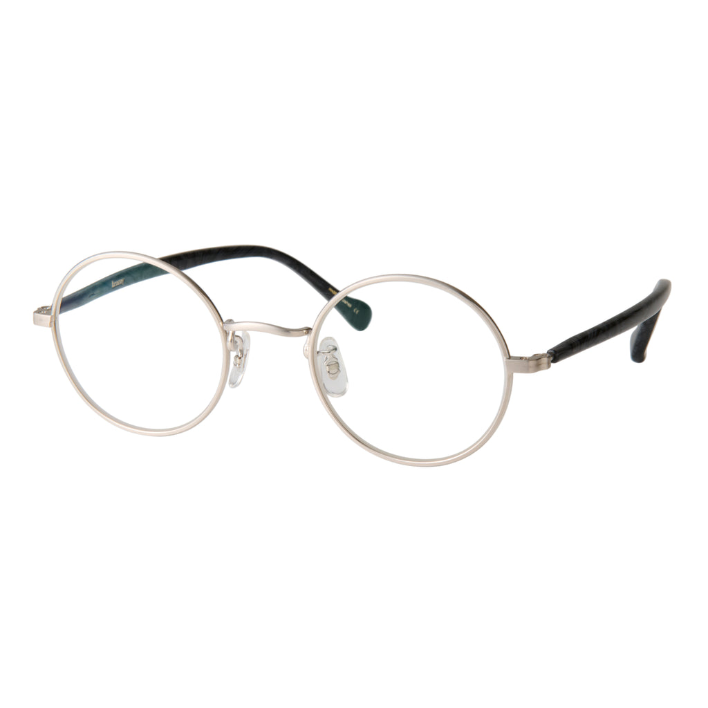 gravel-2　black stone x silver　clear lens