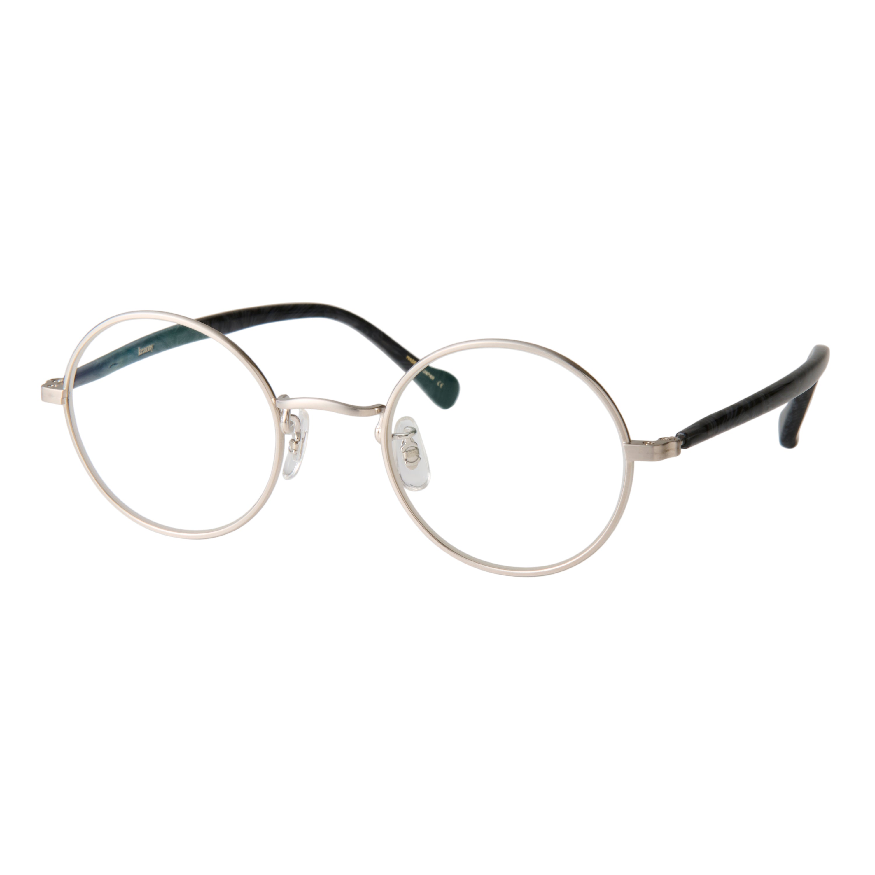 gravel-2　black stone x silver　clear lens