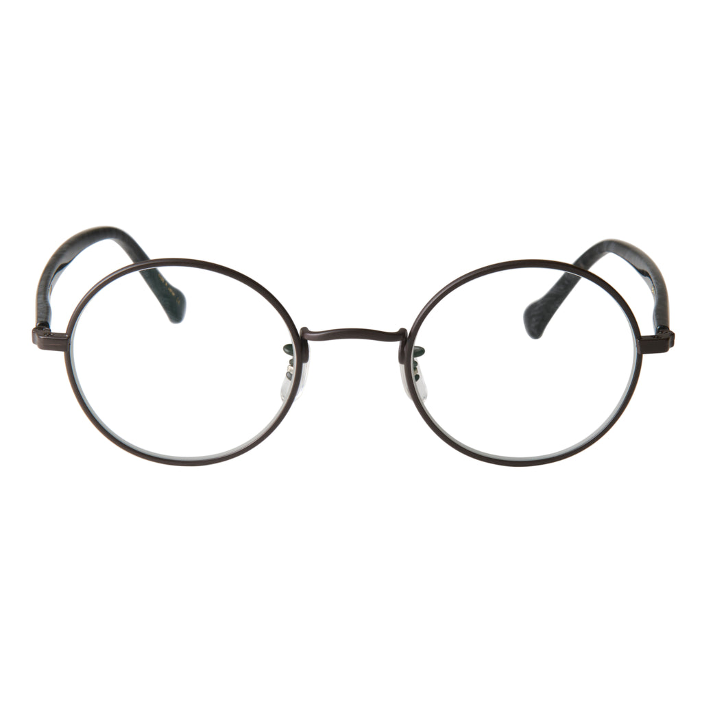 gravel-2　black stone x dark brown　clear lens