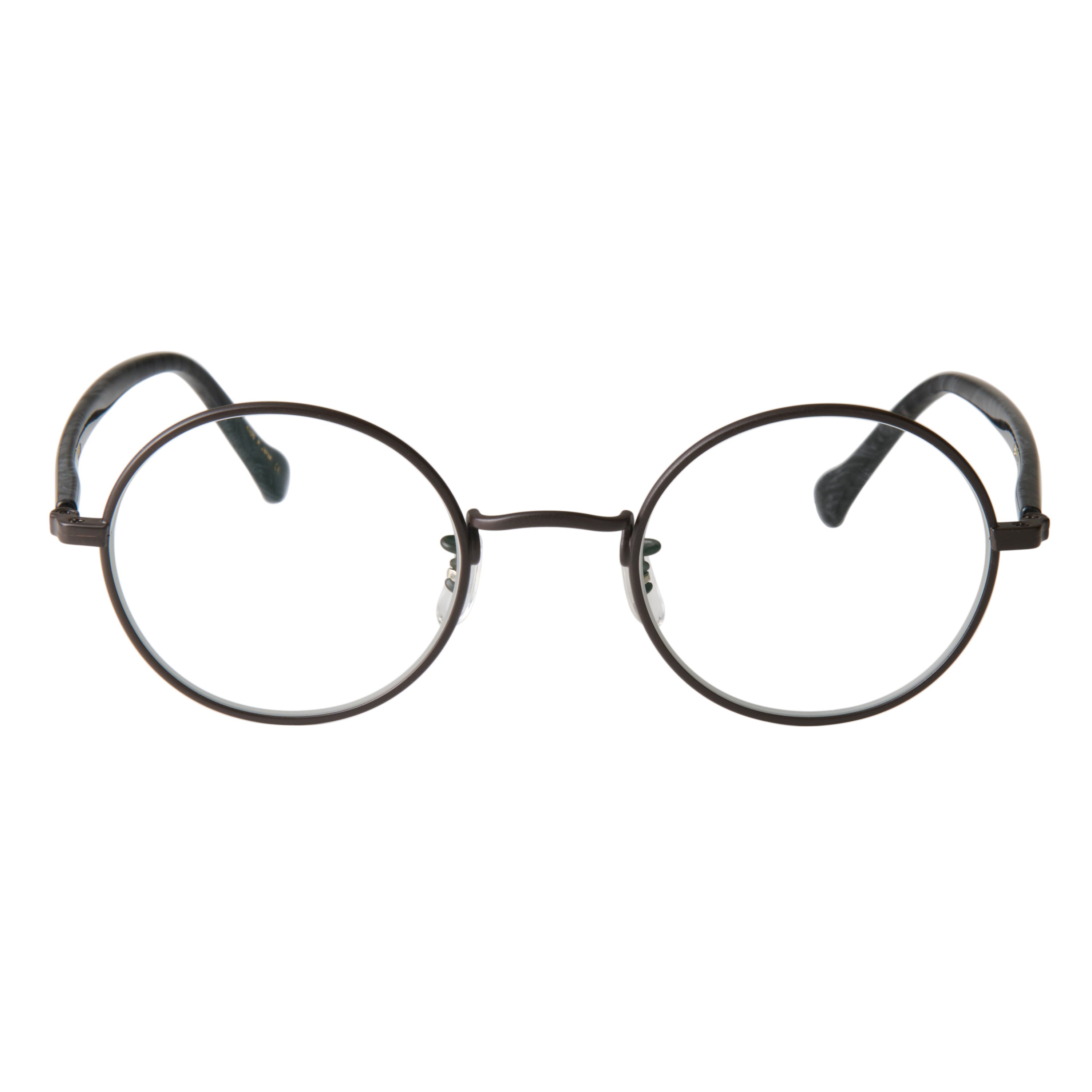 gravel-2　black stone x dark brown　clear lens