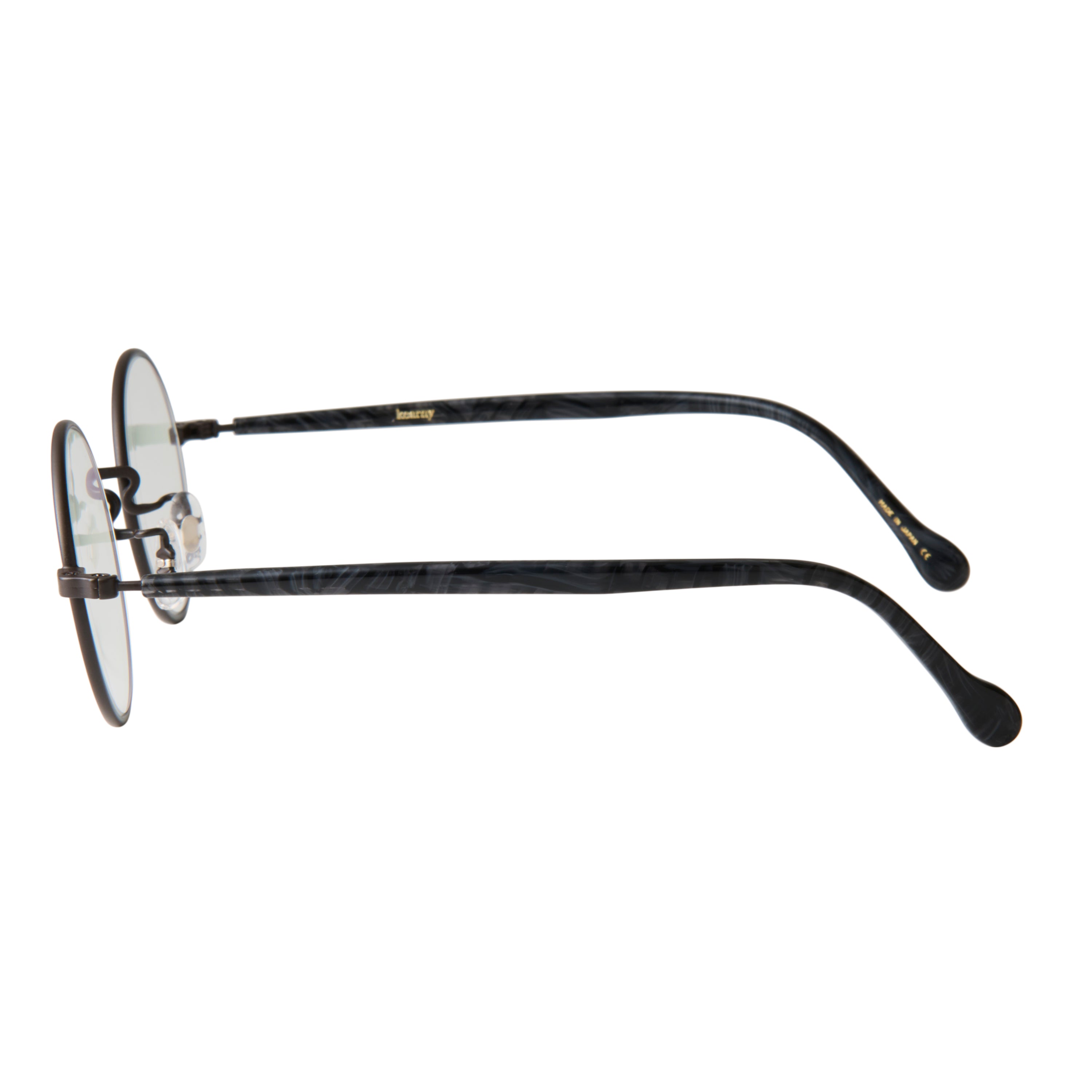 gravel-2　black stone x dark brown　clear lens