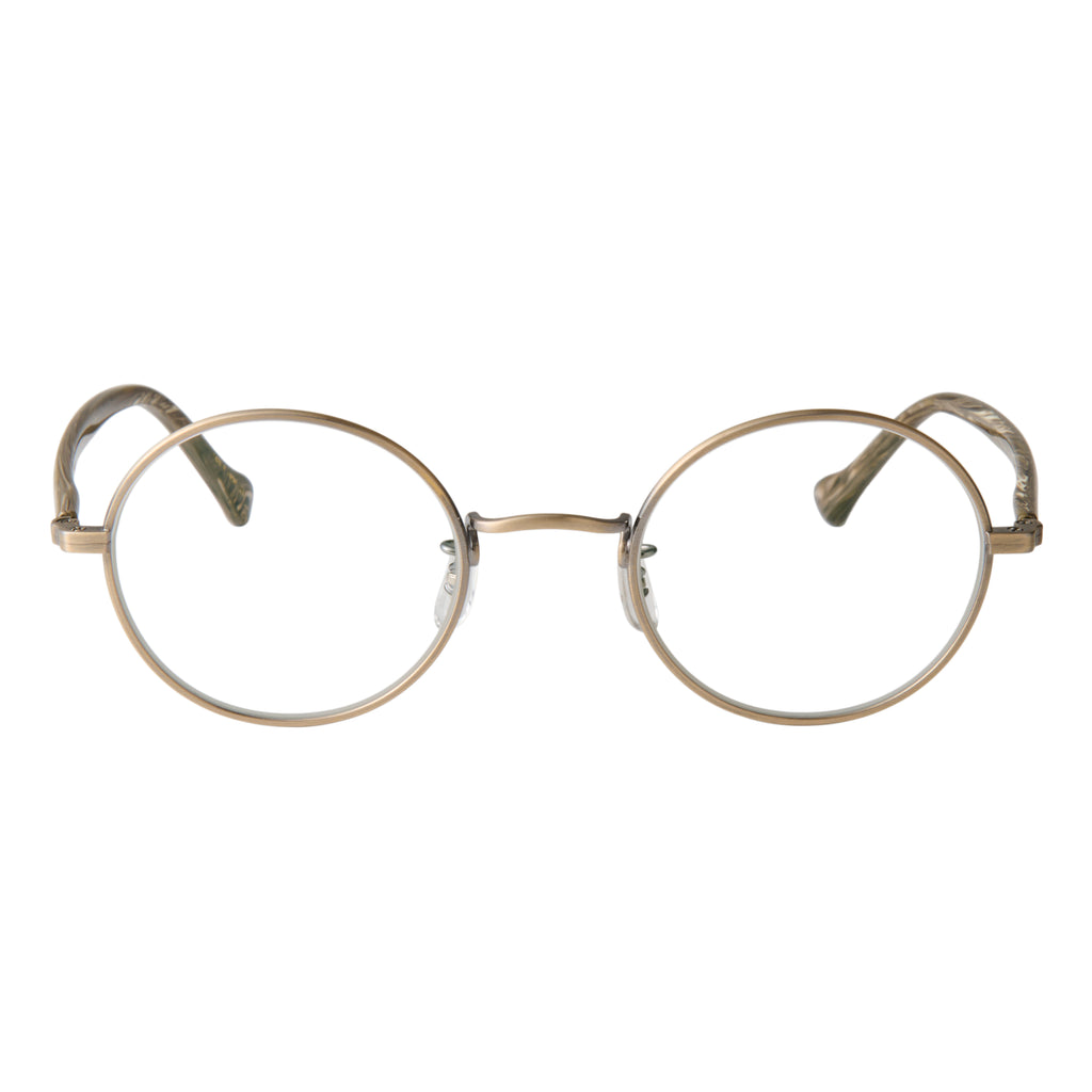 gravel-2　marble stone x antique gold　clear lens