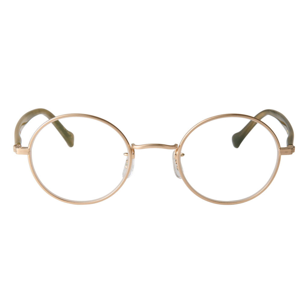 gravel-2　green stone x gold　clear lens