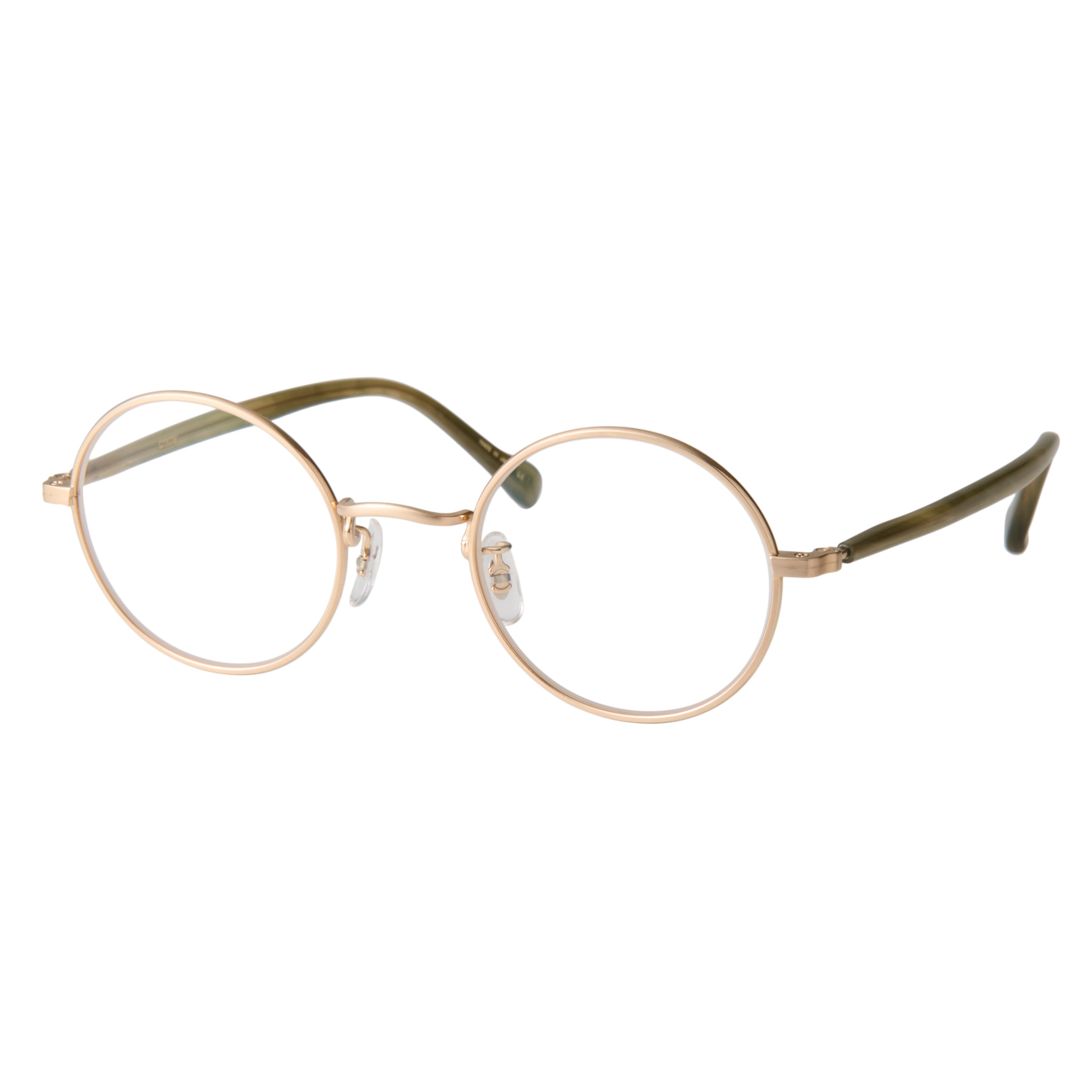gravel-2　green stone x gold　clear lens