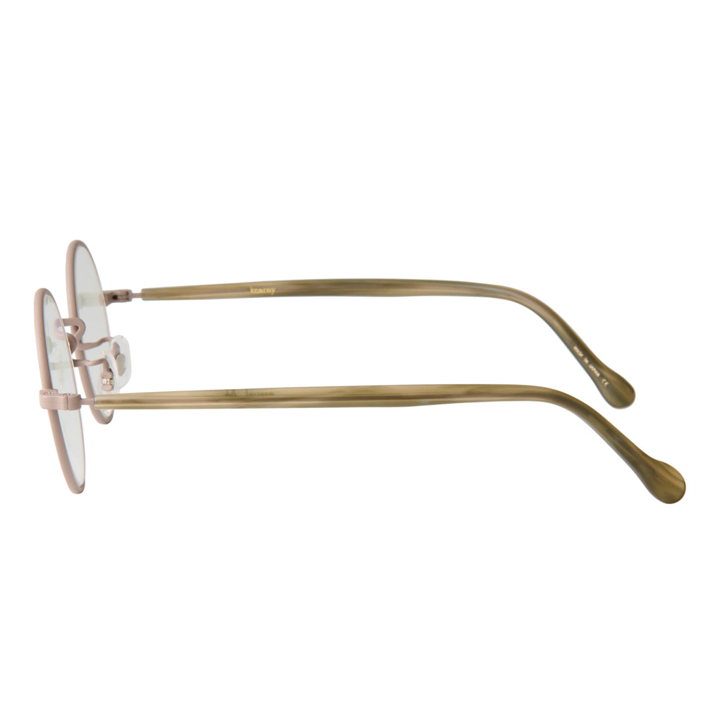 gravel-2　green stone x beige　clear lens