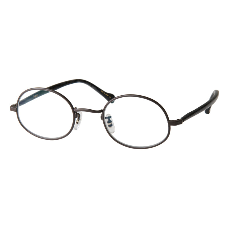 gravel-3　black stone x dark brown　clear lens