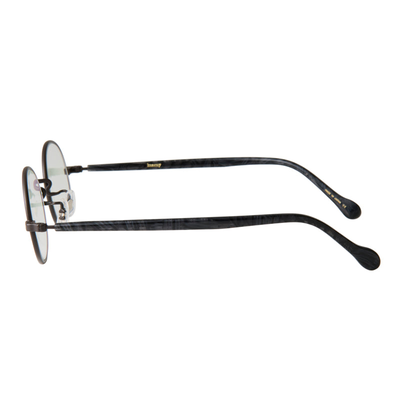 gravel-3　black stone x dark brown　clear lens