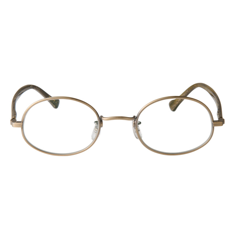 gravel-3　marble stone x antique gold　clear lens