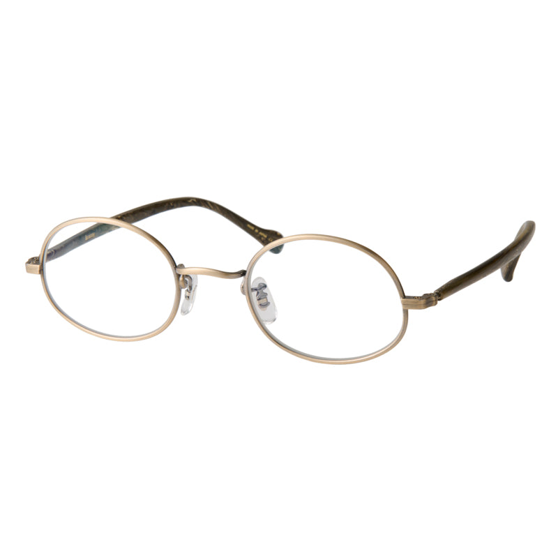 gravel-3　marble stone x antique gold　clear lens