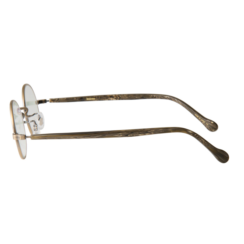 gravel-3　marble stone x antique gold　clear lens