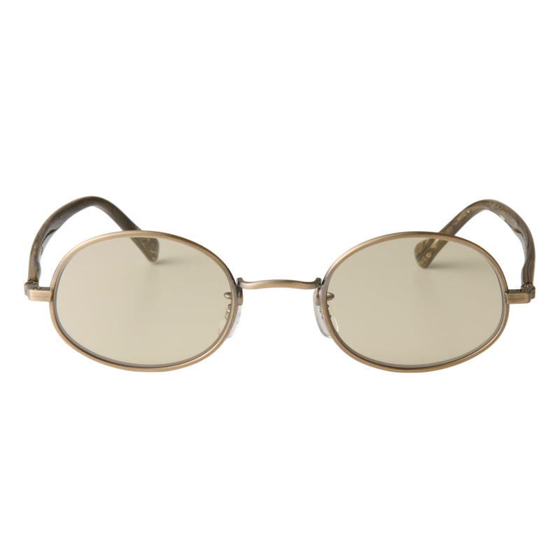 gravel-3　marble stone x antique gold　green tea lens