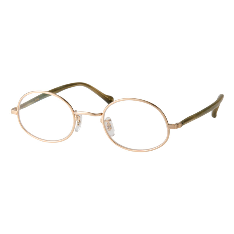 gravel-3　green stone x gold　clear lens