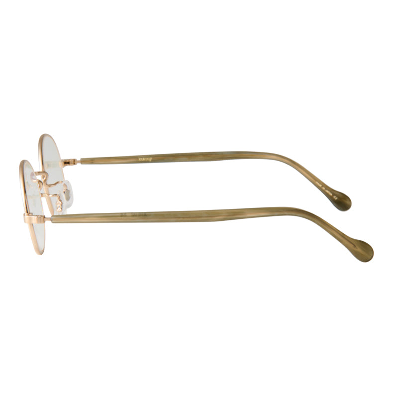 gravel-3　green stone x gold　clear lens