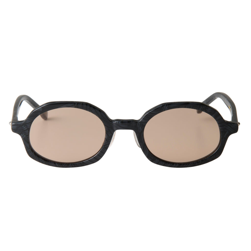 gravel-4　black stone　coarse tea lens