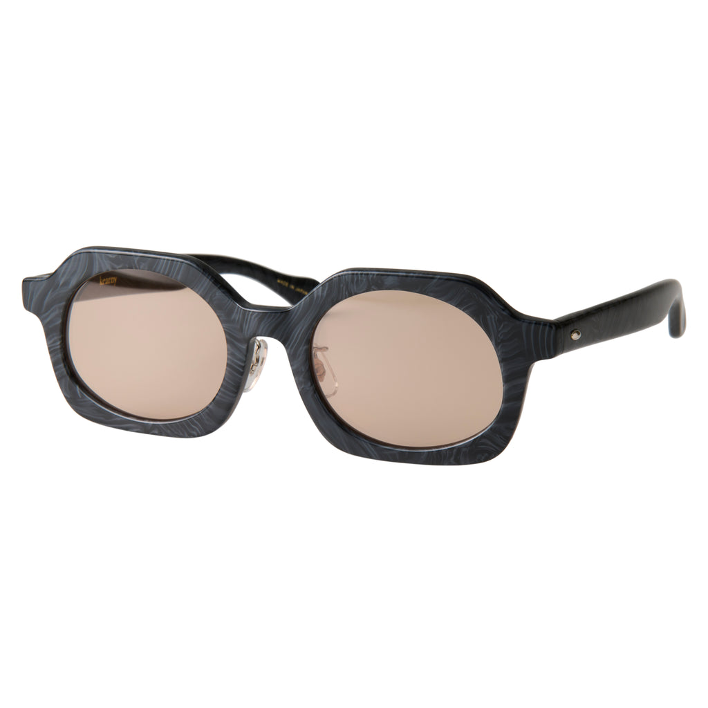gravel-6　black stone　coarse tea lens