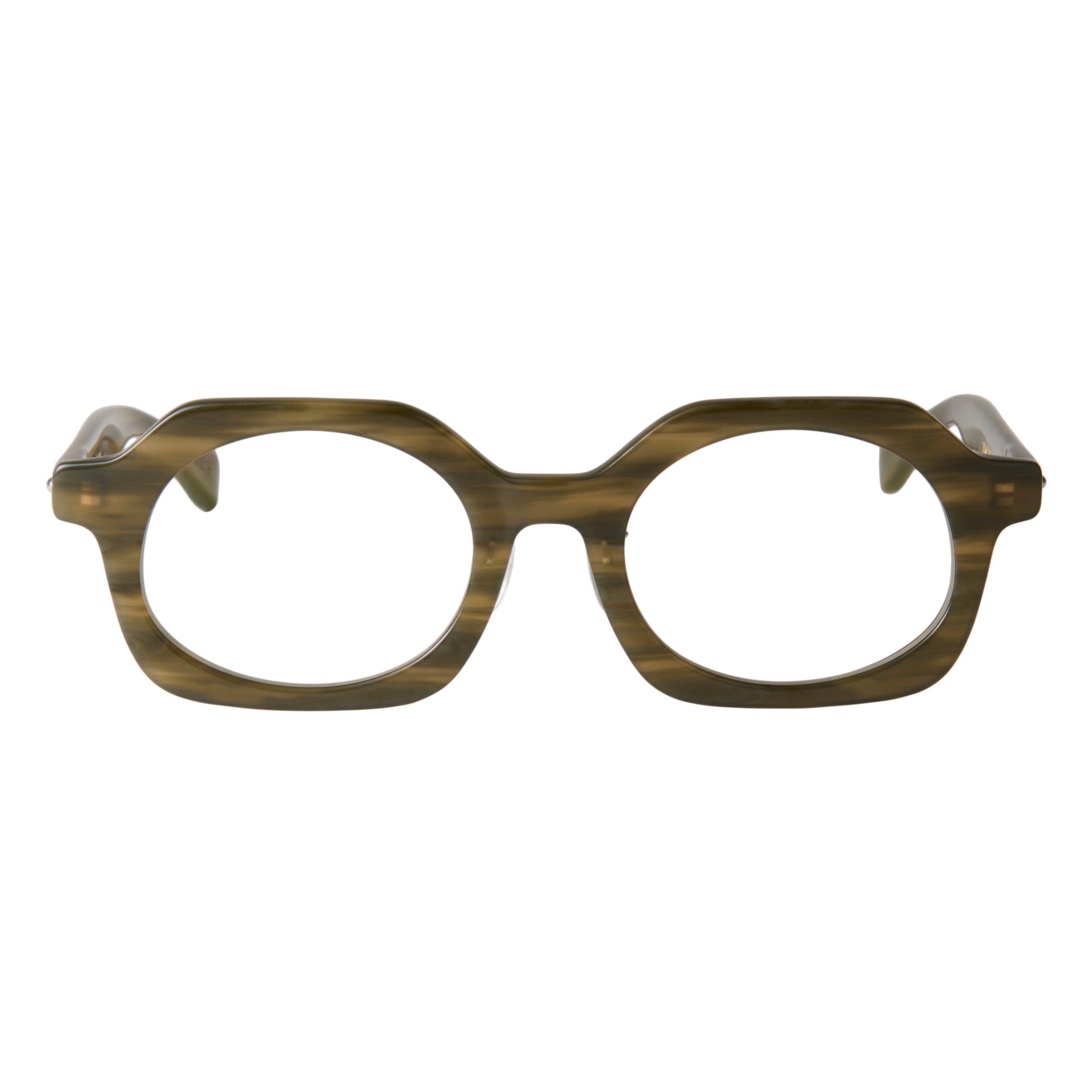 gravel-6　green stone　clear lens