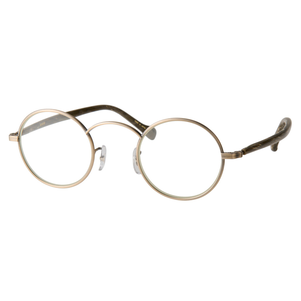 gravel-7　marble stone x antique gold　clear lens