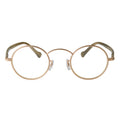 gravel-7　green stone x gold　clear lens