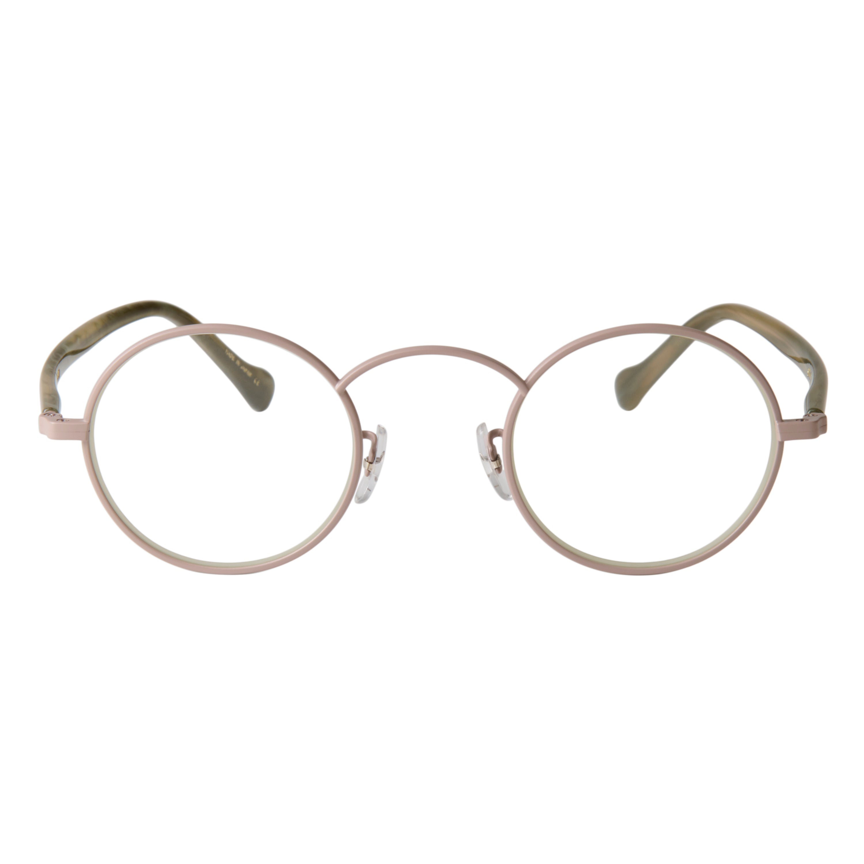 gravel-7　green stone x beige　clear lens