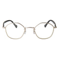 gravel-8　black stone x silver　clear lens