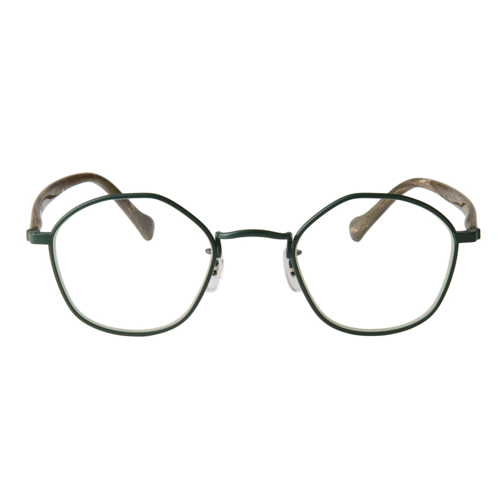 gravel-8　marble stone x dark green　clear lens