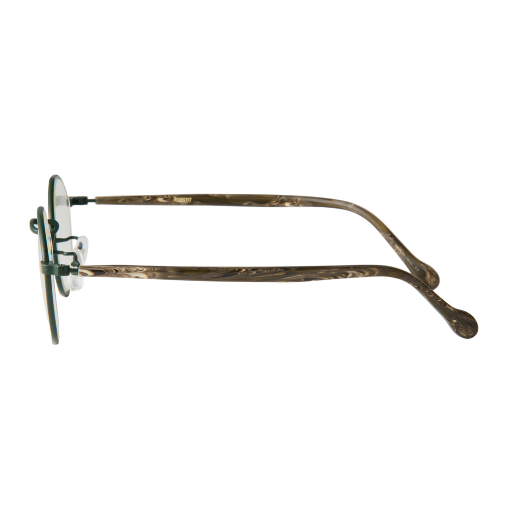 gravel-8　marble stone x dark green　clear lens